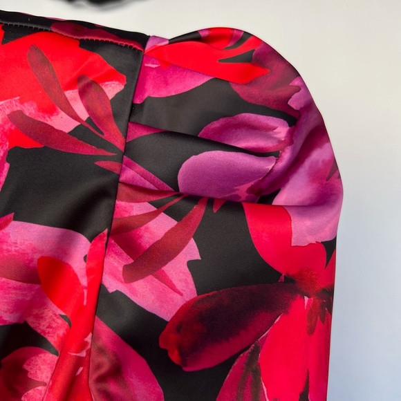 Revolve N.B.D Levigne Mini Dress Dark Floral print size SMALL - Picture 7 of 14